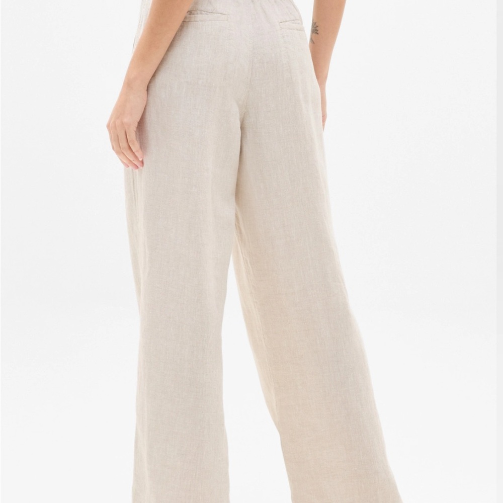 Athleta Retreat Linen Wide Leg Pant